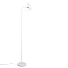 Bijela podna lampa moderna, Kaso, s prekidačem