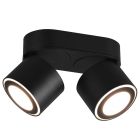 Crna plafonjera moderna, Jorno, 3,5 W, LED 3000 K