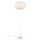 Bež podna lampa tkaninska, Vijay, s prekidačem