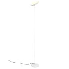 Bijela podna lampa moderna, Shahid, 17 W, LED podesiv od tople do hladne bijele, s dodirnim prigušivačem