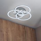 Nikalna plafonjera moderna, Kobus, 27 W, LED podesiv od tople do hladne bijele, s daljinskim upravljačem