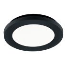 Crna stropna svjetiljka za kupaonicu moderna, Gistrup, 10 W, LED 3000 K, IP44