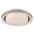 Bijela plafonjera moderna, Alpha, 10,5 W, LED podesiv od tople do hladne bijele, s daljinskim upravljačem