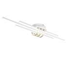 Bijela plafonjera moderna, Saloua, 20 W, LED 4000 K, s 3-stupanjskim prigušivanjem