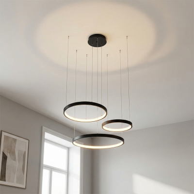 Dizajnerska visilica crna, Giorgio, 60 W, LED 2700 K