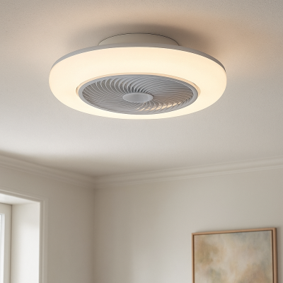 Moderni stropni ventilator sivi, Gonda, 40W, 3000K LED, s daljinskim upravljačem
