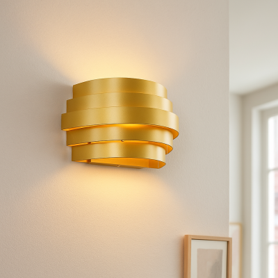 Moderna dvosmjerna zidna lampa zlata, Sonay