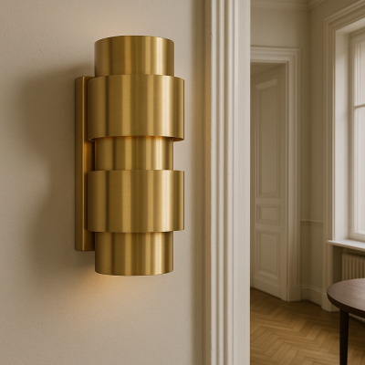 Moderna zidna lampa mjeda, Ludo