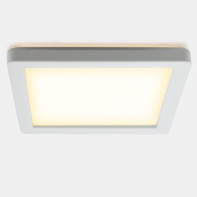 Plastična stropna svjetiljka za kupaonicu bijela, Shivani, 15 W, LED 3000 K, IP44