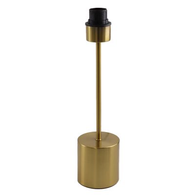 Aluminijska stolna lampa bez sjenila mjeda, Rika, s prekidačem