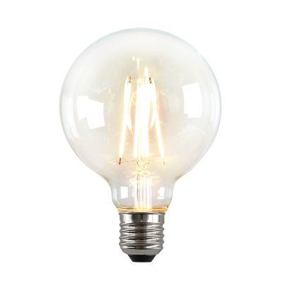 Prigušiva E27 Olucia LED žarulja George, G95, 4W, 2700K