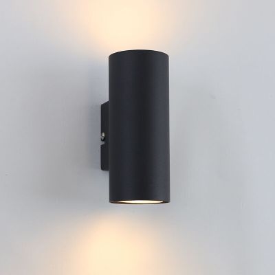Moderna dvosmjerna zidna lampa crna, Elena