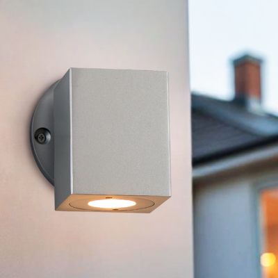Aluminijska vanjska rasvjeta srebrna, Rudy, 3 W, LED 2700 K, IP44