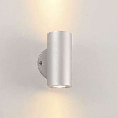 Aluminijska dvosmjerna zidna lampa srebrna, Salar, 3 W, LED 2700 K, IP44