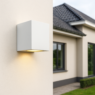 Aluminijska vanjska rasvjeta bijela, Corella, IP44