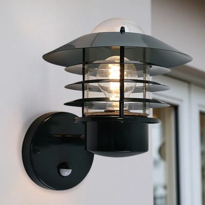 Nehrđajuća Čelična vanjska zidna lampa sa senzorom pokreta zelena, Felice, IP44