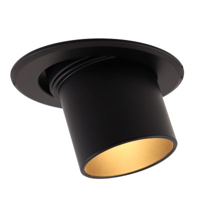 Aluminijska ugradbena lampa crna, Janna