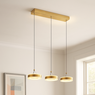 Dizajnerska visilica mjeda, Lava, 56 W, LED 3000 K