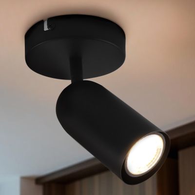 Moderni stropni reflektor crni, Jacey