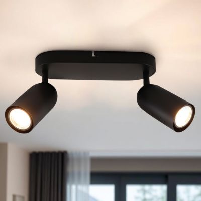 Moderni stropni reflektor crni, Jacey