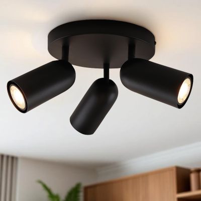 Moderni stropni reflektor crni, Jacey