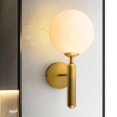 Moderna zidna lampa za kupaonicu mjeda, Tiemen, IP44
