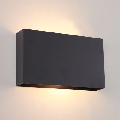 Moderna zidna lampa crna, Perry