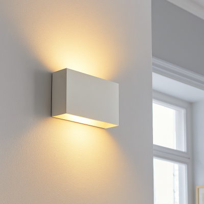 Moderna zidna lampa bijela, Perry