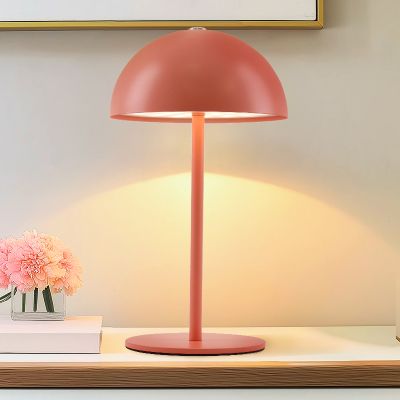Retro stolna lampa narančasta, Douwe, 4 W, LED dim to warm, s dodirnim prigušivačem
