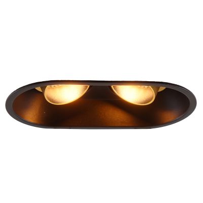 Moderna ugradbena lampa crna, Timothy