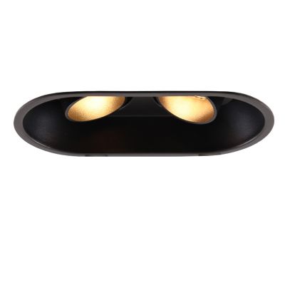 Moderna ugradbena lampa crna, Timothy
