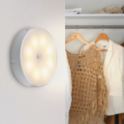 Bijela noćna lampa, plastična, Ilene, 1,5 W, 3000 K LED