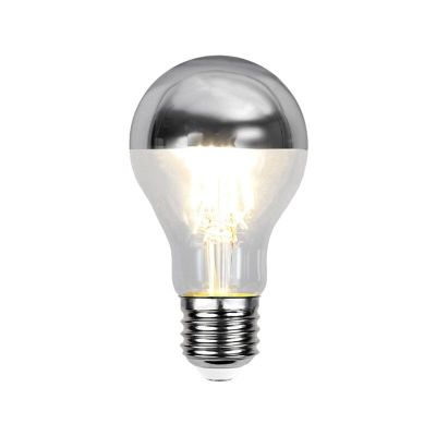 Prigušljiva E27 LED žarulja Malik, srebrna, A60, 4,8 W, 2700 K, IP44