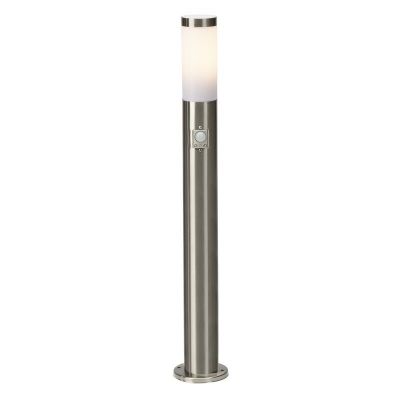 Plastični rasvjetni stup sa senzorom pokreta krom, Tom, IP44