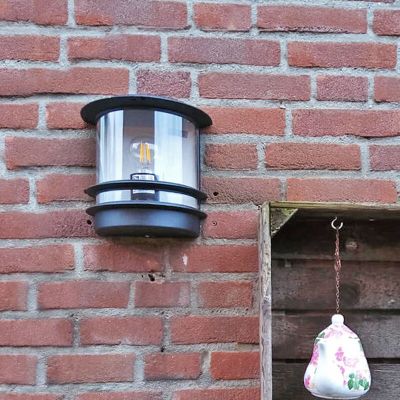 Rustikalna vanjska rasvjeta crna, Zare, IP44