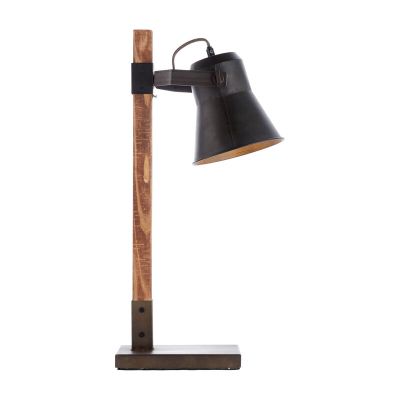 Industrijska stolna lampa crna, Audrey, s prekidačem