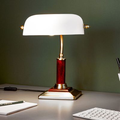 Klasična bankarska lampa mjeda, Koosje, s prekidačem