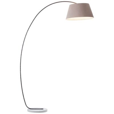 Betonska lukna lampa smeđa, Haroun, s prekidačem