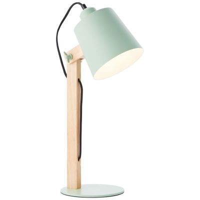Moderna stolna lampa zelena, Dorina, s prekidačem
