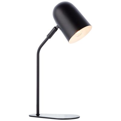 Moderna stolna lampa crna, Lukas, s prekidačem