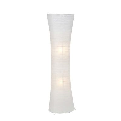 Metalna podna lampa bijela, Isalie, s prekidačem