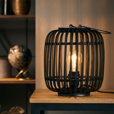 Moderna stolna lampa crna, Brain
