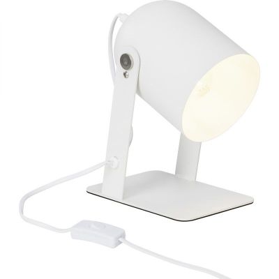 Moderna stolna lampa bijela, Arlette, s prekidačem