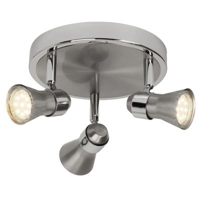 Metalni stropni reflektor krom, Roel, 7 W, LED 3000 K