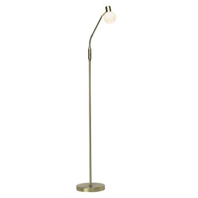 Metalna podna lampa mjeda, Jaydah, s prekidačem