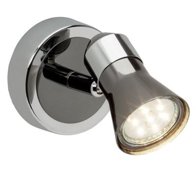 Metalna zidna lampa krom, Levijn