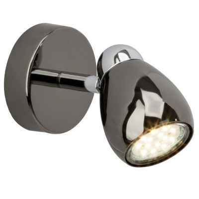 Metalna zidna lampa crna, Khadra
