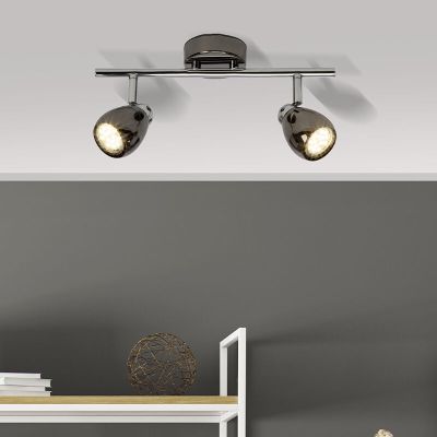 Metalna stropna rasvjeta crna, Khadra, 3 W, LED 3000 K
