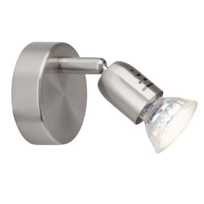 Metalna zidna lampa krom, Hayo