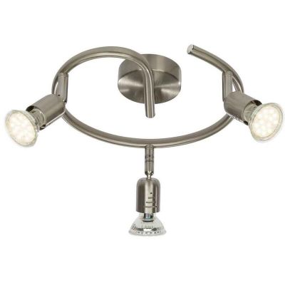 Metalni stropni reflektor krom, Hayo, 50 W, LED 3000 K